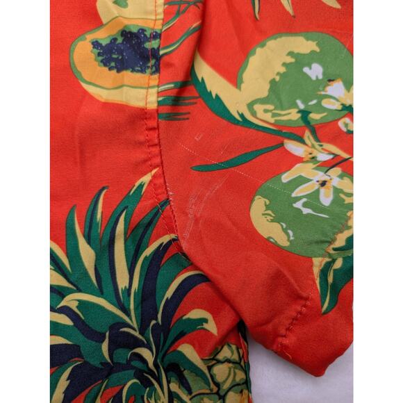 South Pole Mens Hawaiian Button Down Shirt - Medium Pineapple Banana Tropical - Picture 4 of 9